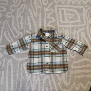 Little Co. by Lauren Conrad Cotton Plaid Flannel Shirt Toddler Boys Size 6m